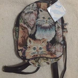 A Brand new hand crafted kitten handbag